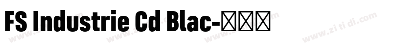 FS Industrie Cd Blac字体转换 FS Industrie Cd Blac字体转换